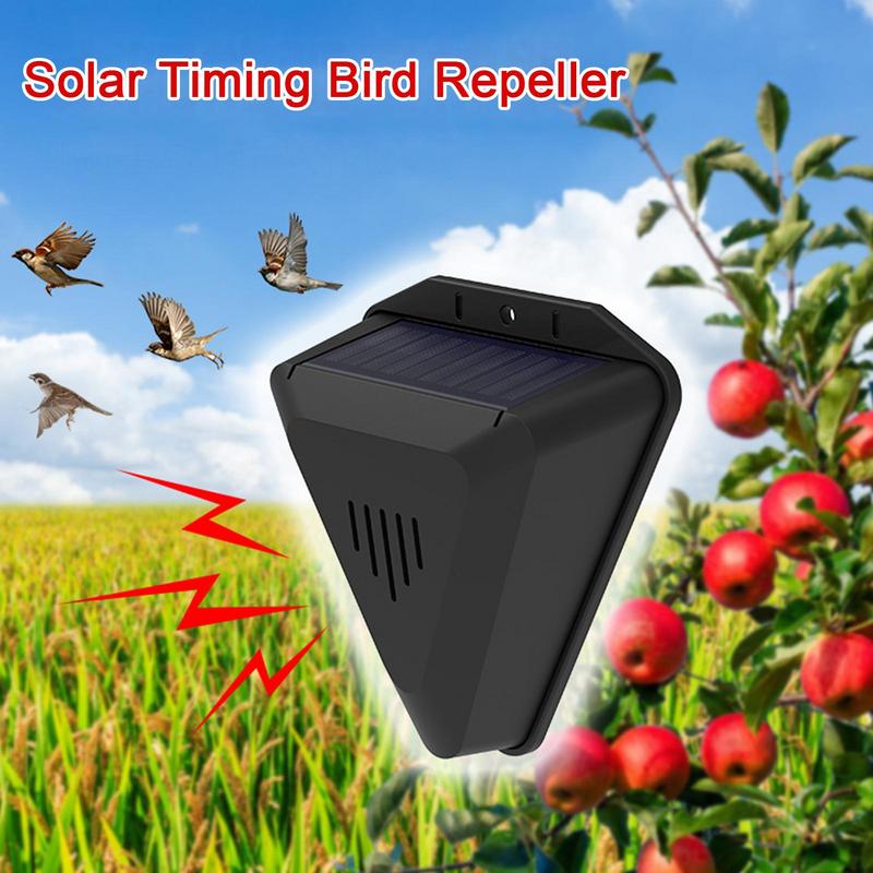 Solar Bird Scarer - Repellente per uccelli con timer solare