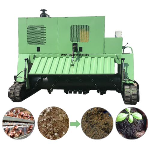 Compost Turner Machine - Macchinari Agricoli: Trattori Completamente Automatici, Macchina