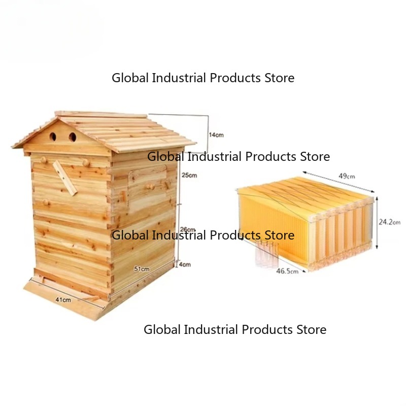 Beehive Frame Wax - 7 Telai Automatici in Abete Cinese
