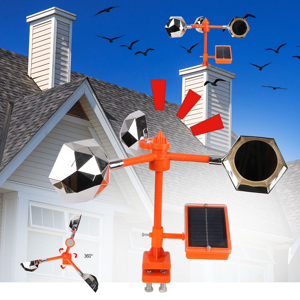 Dispositivo di guida repellent - Solar Bird Scarer recensione e prezzo