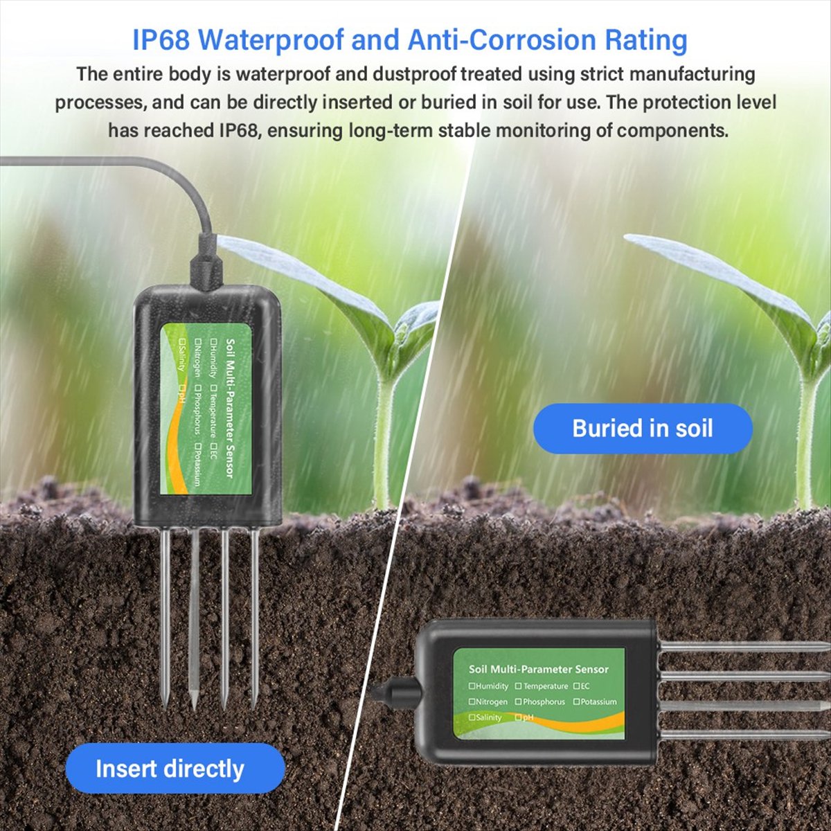 Sensore di Suolo AA86 8-in-1 p - Precision Farming Smart Agriculture recensione e prezzo