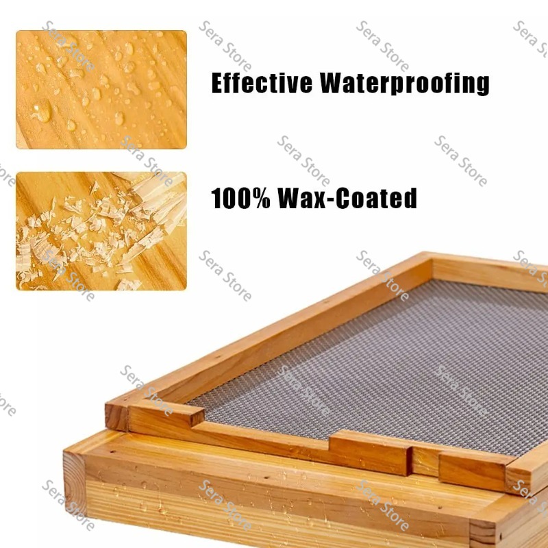 Dieci telai di alveare sono ap - Beehive Frame Wax recensione e prezzo